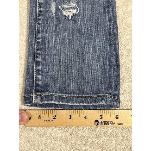 Blank NYC Womens Size 25 Boyfriend Distressed Blue Jeans Stretch Flavor Savor‎ - Picture 16 of 16